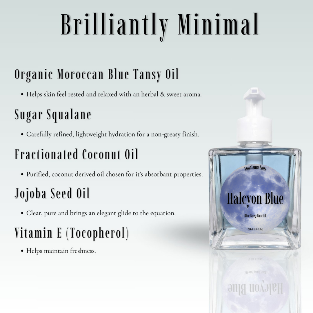 Halcyon Blue Tansy Oil - Face, Body & Hair - 200mL (6.76fl oz)